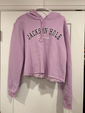 Blue 84 Lavender Cropped Hooded Sweatshirt